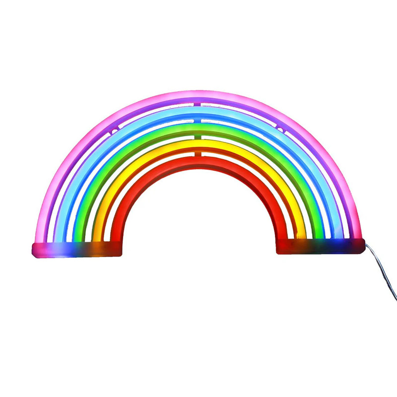 Led Neon Rainbow Shape - إضاءة